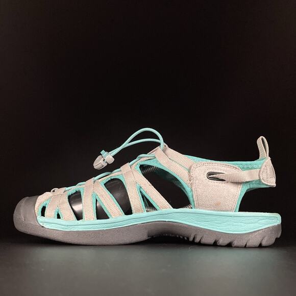 Keen Newport H2 Women’s Size 10 Gray Turquoise Casual Slip On Sandals Outdoors - Picture 5 of 8